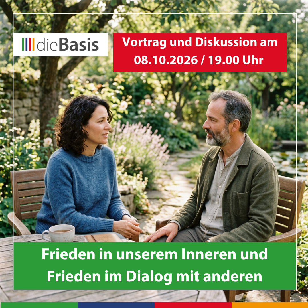 Frieden in unserem Inneren und Frieden im Dialog mit anderen